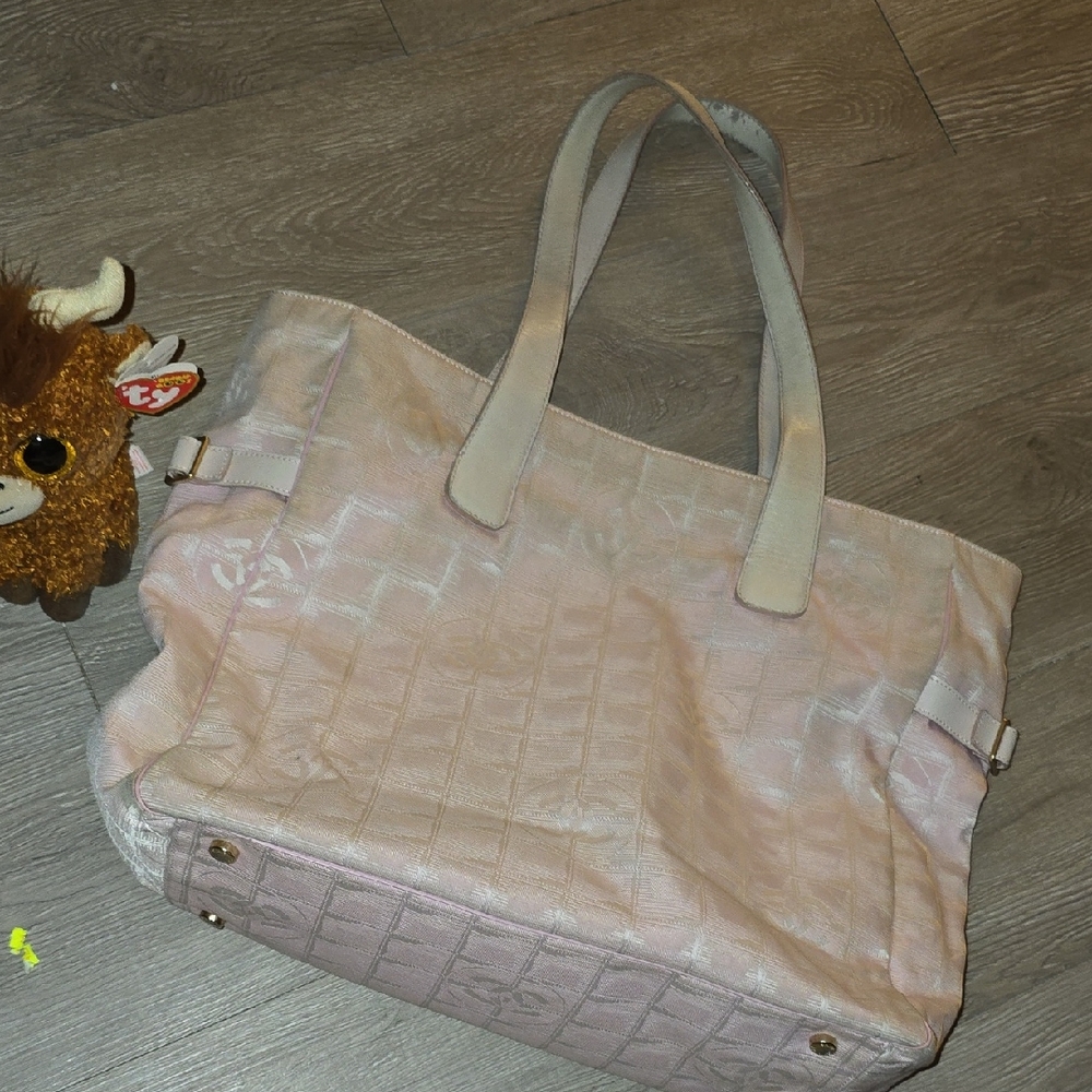 Chanel Vintage Light Pink Travel Tote